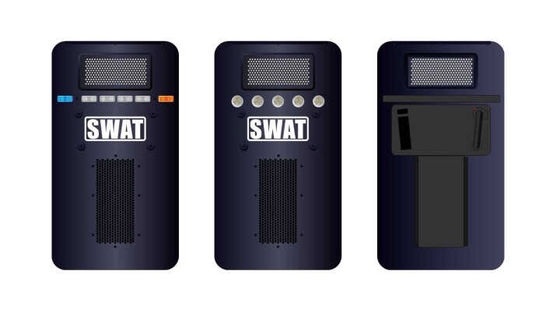 Bullet Resistant Riot Shield / Law Enforcement Shield Lightweight , Easy Operation