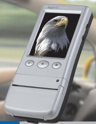 Built - In Gps Portable Breathalyzer No Eagle-1/3 With Micro Thermal Printer