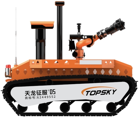 Heavy Duty Super Power Firefighting And Scouting Robot RXR-MC80BD Explosion Proof