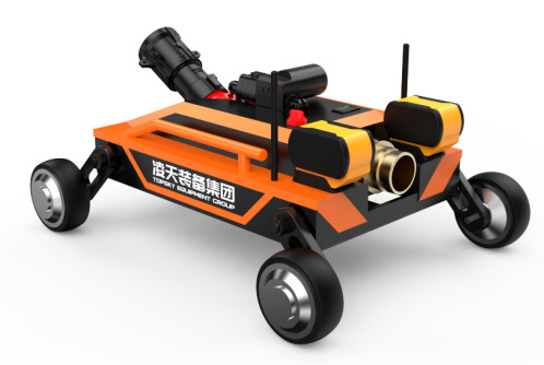 RXR-M30LG Portable Electric Fire Fighting Robot Wheel Type Four Wheel Drive