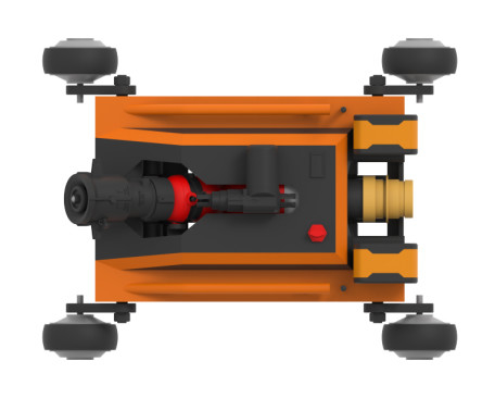 RXR-M30LG Portable Electric Fire Fighting Robot Wheel Type Four Wheel Drive
