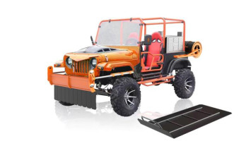 Multifunctionality Amphibious All Terrain Prairie Fire Vehicle Handheld Design