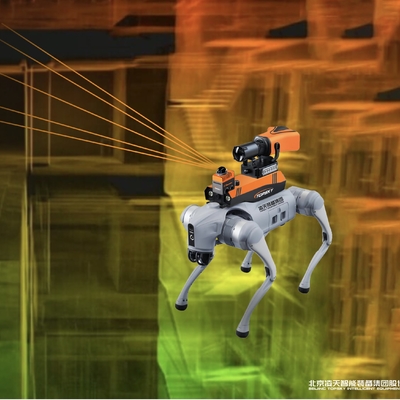 Multi Functional Use Fire Rescue Reconnaissance Quadruped Robot Long Endurance Operation