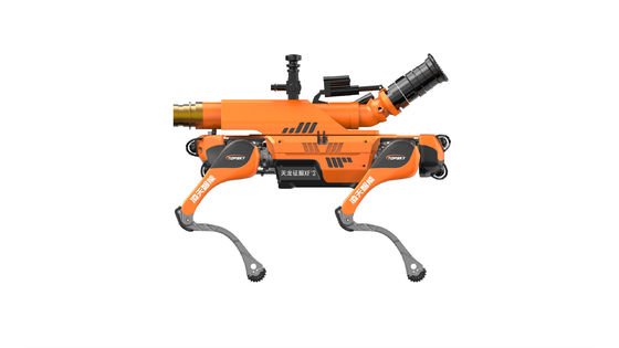 multi function IP67 protection level four-legged firefighting intelligent robot dog