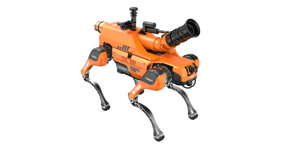 multi function IP67 protection level four-legged firefighting intelligent robot dog