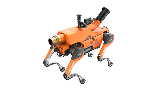 multi function IP67 protection level four-legged firefighting intelligent robot dog