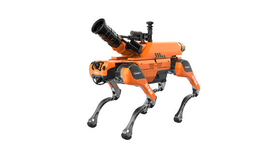 multi function IP67 protection level four-legged firefighting intelligent robot dog