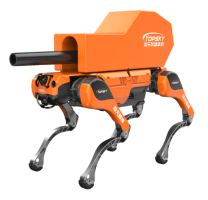 High Speed Fire Extinguishing Quadruped Robot Dog