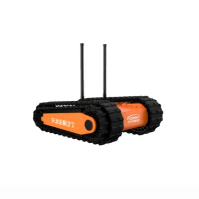 Small Single Arm Tracked Robot Chassis with 10 Inch Touch Screen and Wireless Transmission for Counter Terrorism