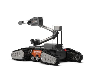 Medium-Sized Bomb Disposal Robot with 6-Degree-of-Freedom Robotic Arm 55KG Maximum Lifting Weight and 35° Climbing Ability