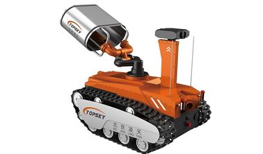 Remote Control Fire Rescue Robot Fire Fighting Robot With Medium Multiple Foam Gun