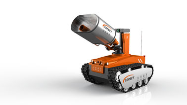 Remote Control Fire Rescue Robot Fire Fighting Robot With Medium Multiple Foam Gun