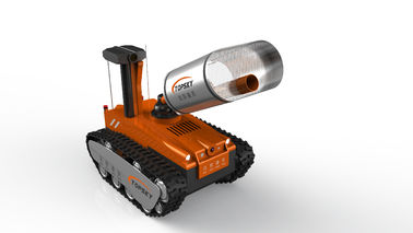Remote Control Fire Rescue Robot Fire Fighting Robot With Medium Multiple Foam Gun