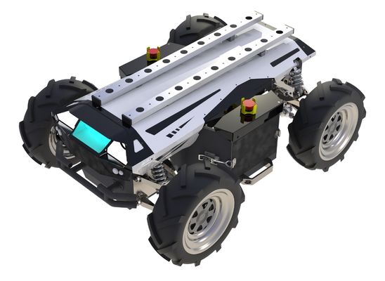 50kg Max Load Differential Wheeled Robot Chassis Ip65 Protection Level