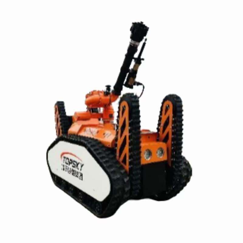 Mining Crawler-Type Mobile Water Spraying Fire Extinguishing System For Quick Response